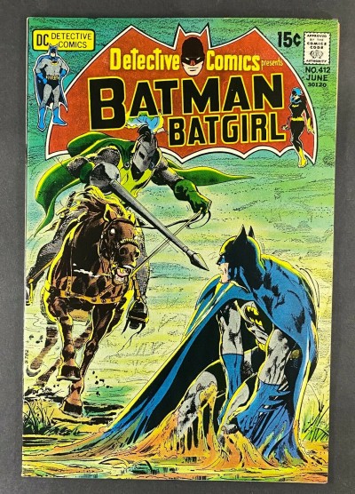 Detective Comics (1937) #412 VF- (7.5) Neal Adams Cover Batman and Batgirl