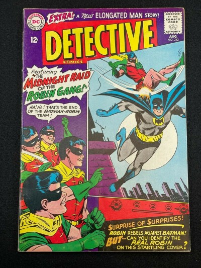 Detective Comics (1937) #342 FN/VF (7.0) Carmine Infantino Elongated Man Batman