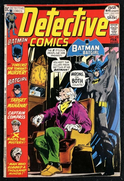 Detective Cover (1937) #420 FN- (5.5) Neal Adams Cover Batman