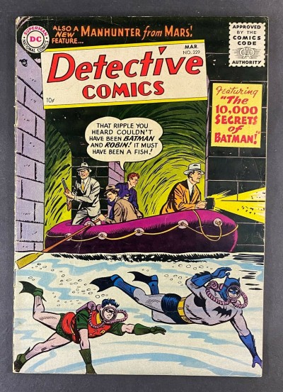 Detective Comics (1937) #229 VG/FN (5.0) Batman and Robin Dick Sprang Art