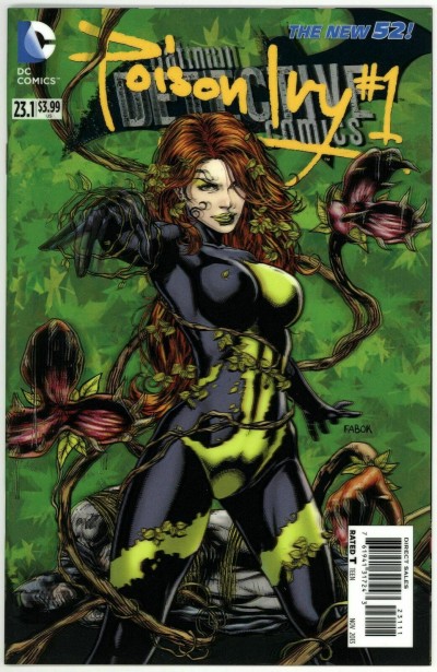 Detective Comics (2011) #23.1 VF/NM-NM Poison Ivy Lenticular Cover New 52!