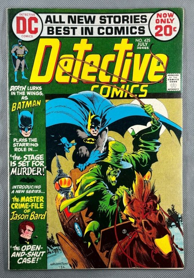Detective Comics (1937) #425 VF (8.0) Bernie Wrightson Cover Jason Bard