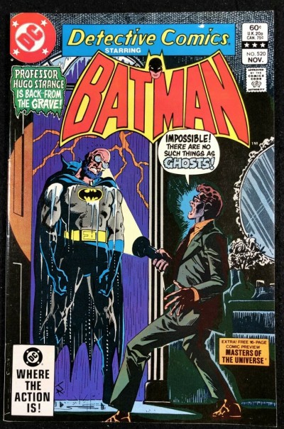 Detective Comics (1937) 520 VF- (7.5) Masters of the Universe preview He-Man