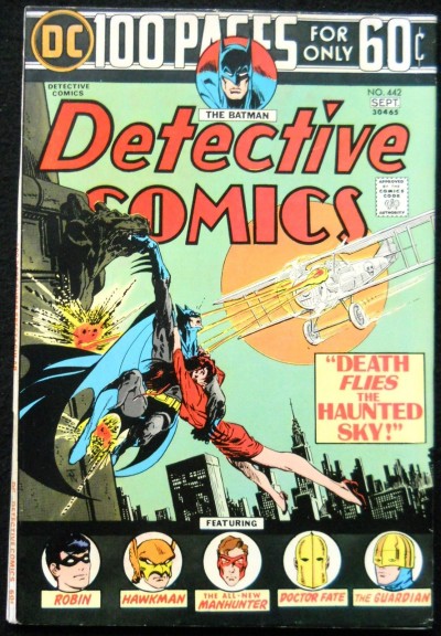 DETECTIVE COMICS #442 VF+ GA NEWSBOY LEGION BLACK CANARY DR FATE