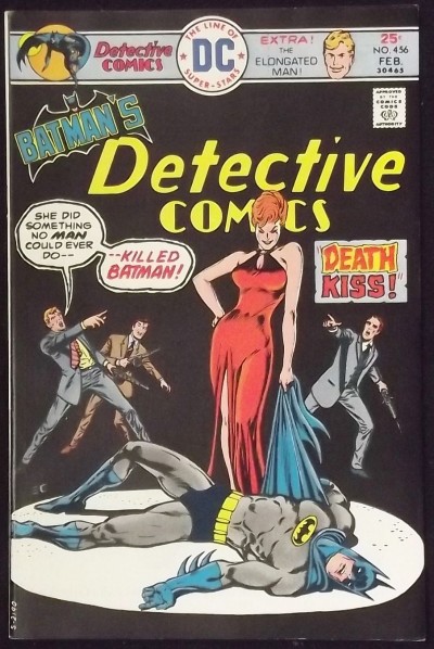DETECTIVE COMICS #456 VF BATMAN ELONGATED MAN