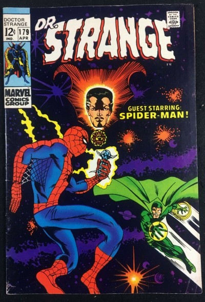 Doctor Strange (1968) #179 FN+ (6.5) Spider-Man cover and story