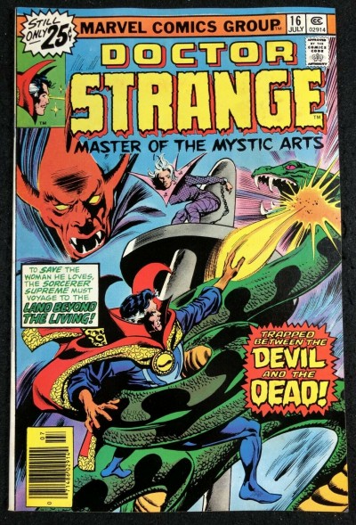 Doctor Strange (1974) #16 VF- (7.5) vs Satan