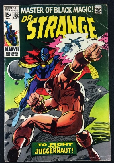 Doctor Strange (1968) #182 VG (4.0) versus Juggernaut 