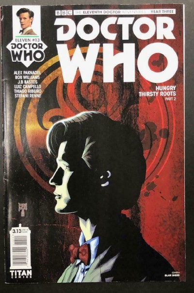 Doctor Who: The Eleventh Doctor Year Three (2018) 13 VF- (7.5) Blair Shedd Cover