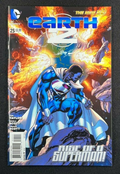 Earth 2 (2012) NM (9.4) 1st Full Val-Zod Superman Cover Appearance