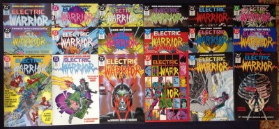 Electric Warrior (1986) #1 2 3 4 5 6 7 8 9-18 complete set Doug Moench DC Comics
