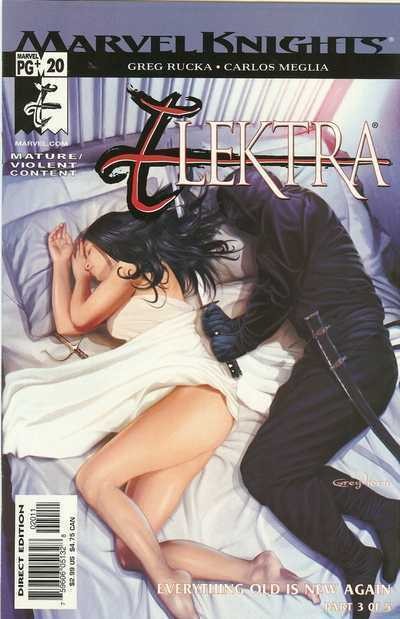 Elektra (2001) #20 VF/NM Greg Horn Cover Marvel Knights