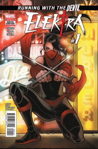 Elektra (2017) #1 VF/NM Elizabeth Torque Cover Daredevil 