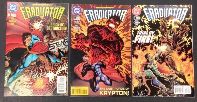 Eradicator (1996) #1 2 3 NM (9.4) complete set Superman