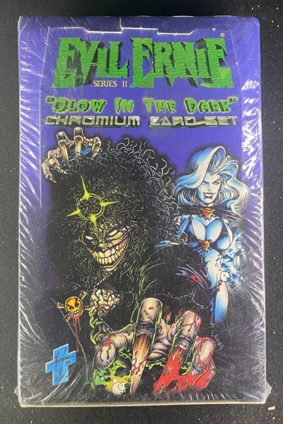 Evil Ernie Series 2 Glow in the Dark Chromium Card Set Krome Chaos Comics Sealed
