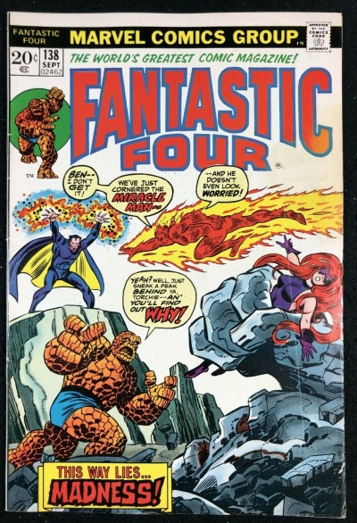 Fantastic Four (1961) #138 FN (6.0) Return of Miracle Man