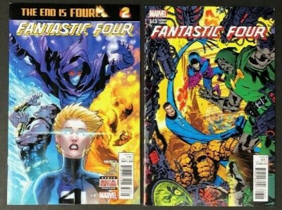 Fantastic Four (2014) #643 VF Leonard Kirk Regular & Michael Golden Variant Set