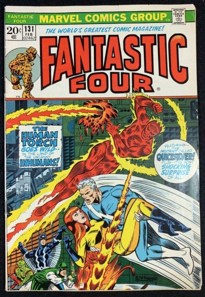 Fantastic Four (1961) #131 VG/FN (5.0) Inhumans Quick Silver Steranko Cover