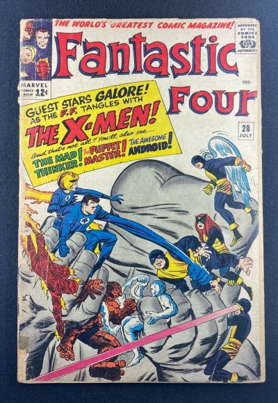 Fantastic Four (1961) #28 FR (1.0) Classic Jack Kirby Early X-Men App Cover