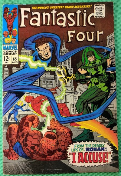 Fantastic Four (1961) 65 FN/VF (7.0) 1st app Ronan