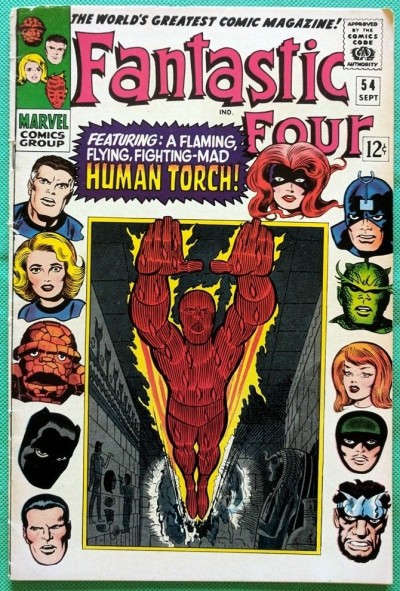 Fantastic Four (1961) #54 FN- (5.5) Inhumans & Black Panther app