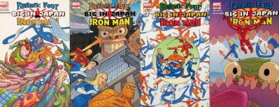Fantastic Four Iron Man Big in Japan (2005) #1 2 3 4 complete set