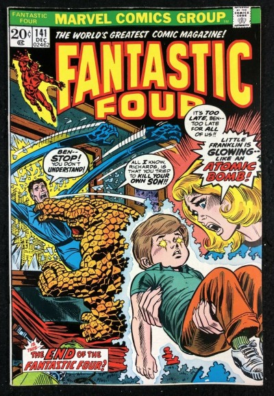 Fantastic Four (1961) #141 VF+ (8.5) Franklin Richard Cover Annihilus App