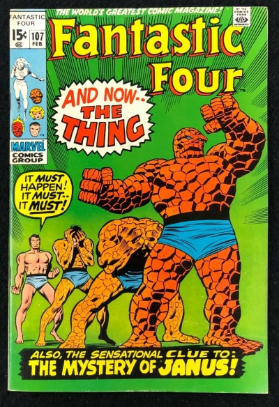 Fantastic Four (1961) #107 FN/VF (7.0) 1st Ricard Janus John Buscema Cover & Art