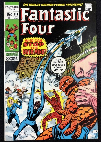Fantastic Four (1961) #114 FN (6.0) vs Overmind