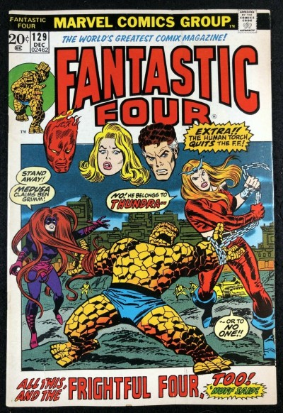 Fantastic Four (1961) #129 VG/FN (5.0) 1st App Thundra