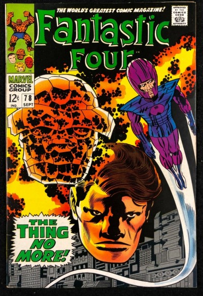 Fantastic Four (1961) #78 FN/VF (7.0) 1st Dr. Molinari Jack Kirby Cover & Art