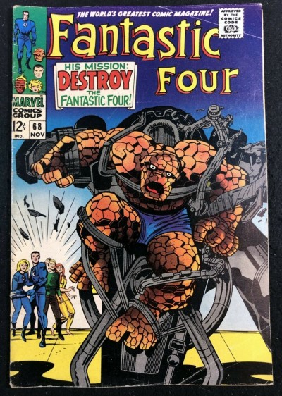 Fantastic Four (1961) #68 VG/FN (5.0) Stan Lee Story Jack Kirby Art