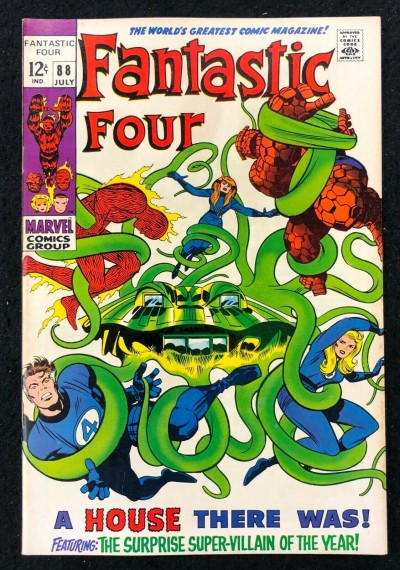 Fantastic Four (1961) #88 VF (8.0) Mole Man Alicia Masters Jack Kirby Cover Art