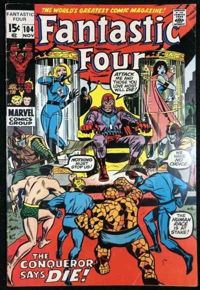 Fantastic Four (1961) #104 VG+ (4.5) Vs Magneto