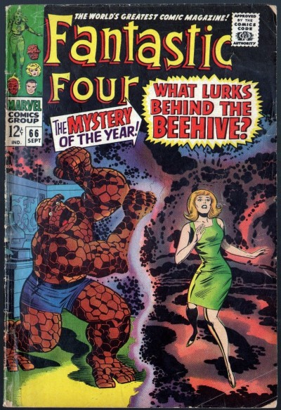 Fantastic Four (1961) #66 VG (4.0) part one of Warlock (Him) origin