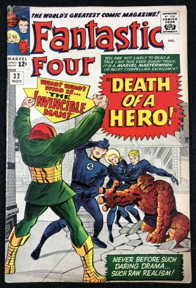 Fantastic Four (1961) #32 VG/FN (5.0) Invincible Man