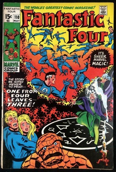 Fantastic Four (1961) #110 VG (4.0) Annihilus Agatha Harkness App
