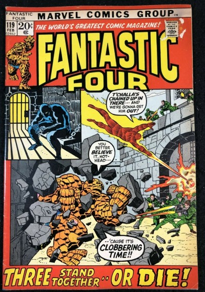 Fantastic Four (1961) #119 VG/FN (5.0) Black Panther vs Klaw