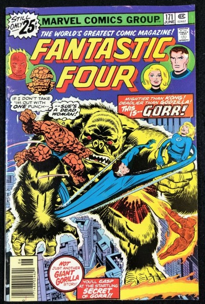 Fantastic Four (1961) #171 FN (6.0) 1st app Gorrth the Golden Gorilla