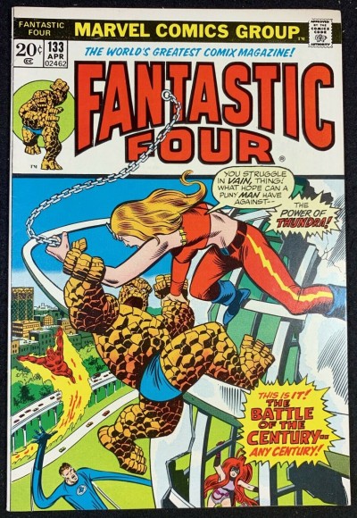 Fantastic Four (1961) #133 VF- (7.5) Vs Thundra