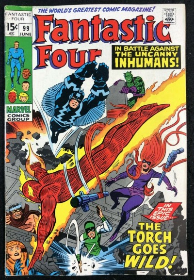 Fantastic Four (1961) #99 FN (6.0) Inhuman Cover