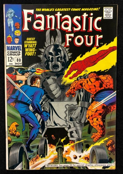 Fantastic Four (1961) #80 FN/VF (7.0) Jack Kirby Cover & Art
