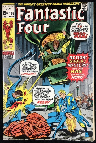 Fantastic Four (1961) #108 FN/VF (7.0) Vs Nega-Man