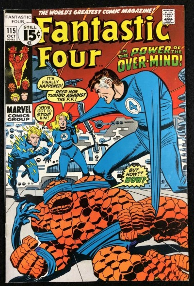 Fantastic Four (1961) #115 FN/VF (7.0) Origin Overmind