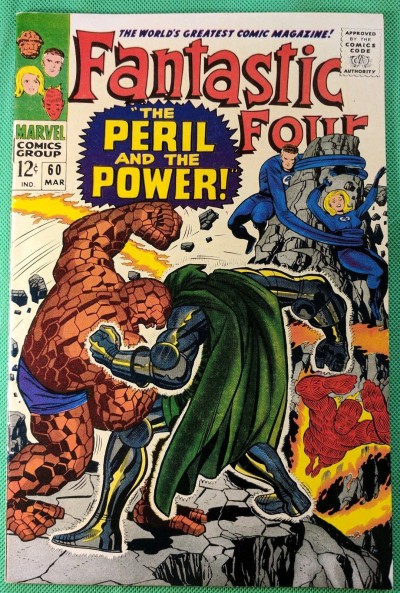 Fantastic Four (1961) 60 VF- (7.5) Dr Doom steals Silver Surfers powers part 4/4