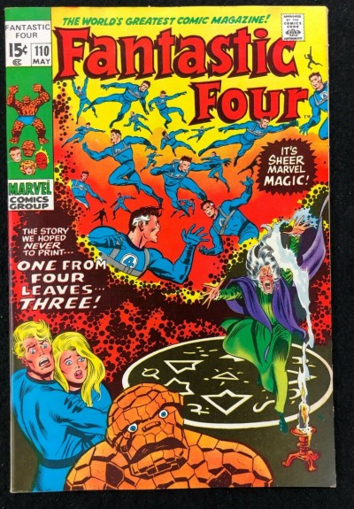 Fantastic Four (1961) #110 FN/VF (7.0) Agatha Harkness John Buscema Cover & Art