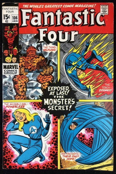 Fantastic Four (1961) #106 FN- (5.5) 