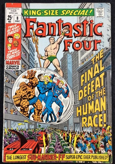 Fantastic Four Annual (1970) #8 FN+ (6.5) vs Sub-Mariner Rogue Gallery