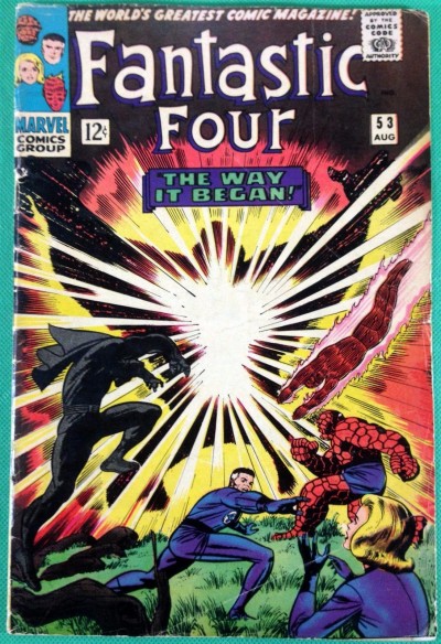 Fantastic Four (1961) #53 VG+ (4.5) 1st app Klaw & 2nd app Black Panther