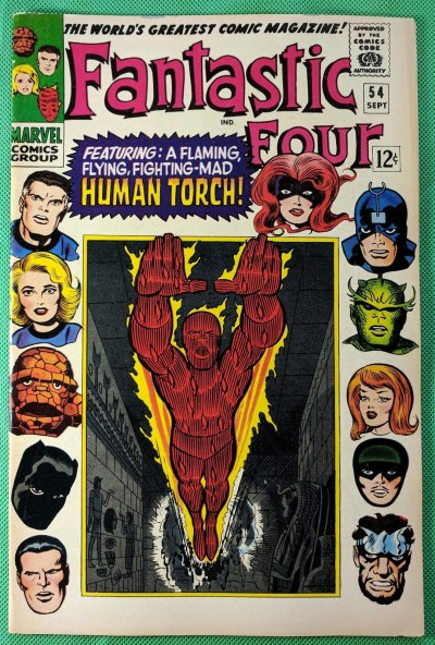 Fantastic Four (1961) #54 VG+ (4.5)  Inhumans cover 